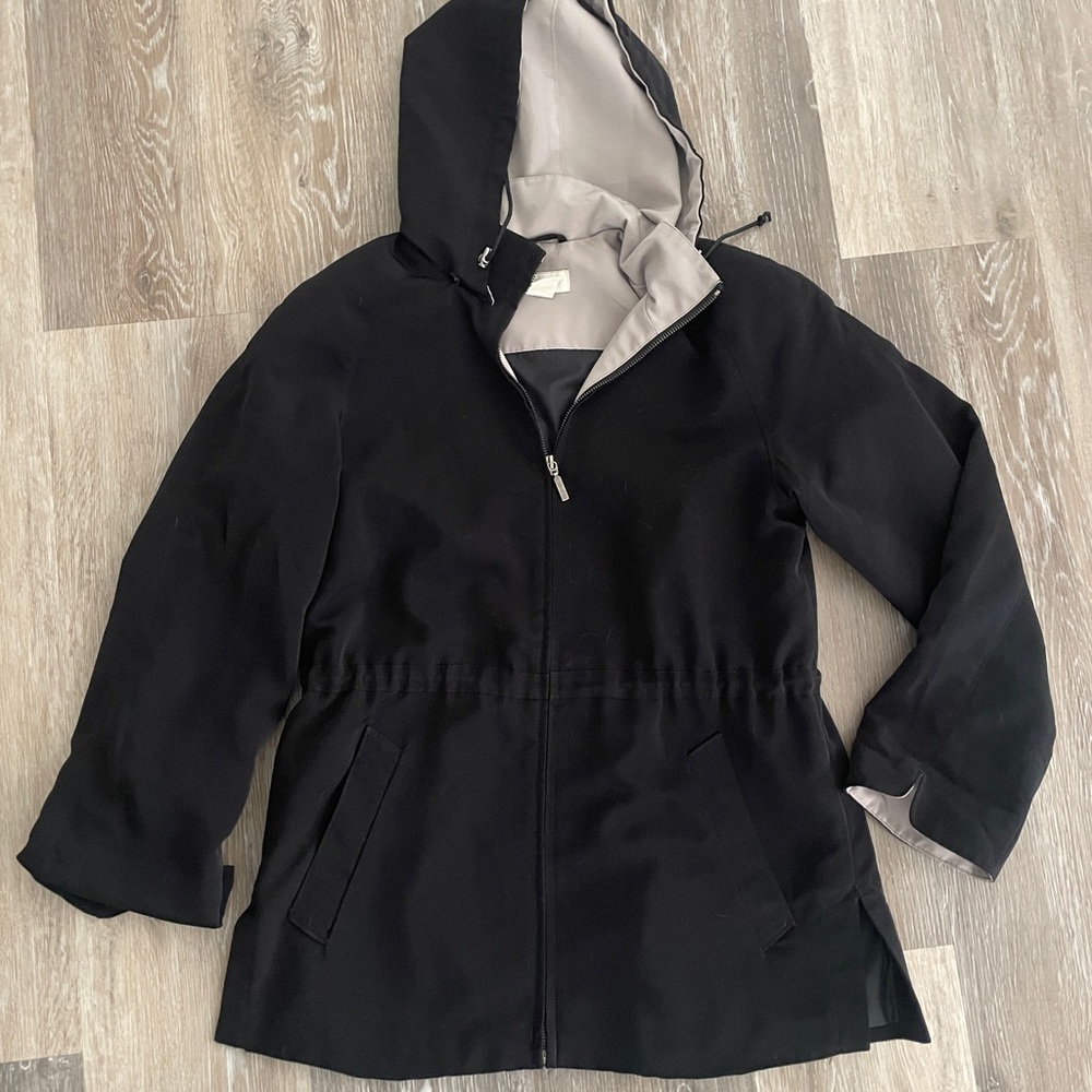 Women's Black Hooded Jacket
